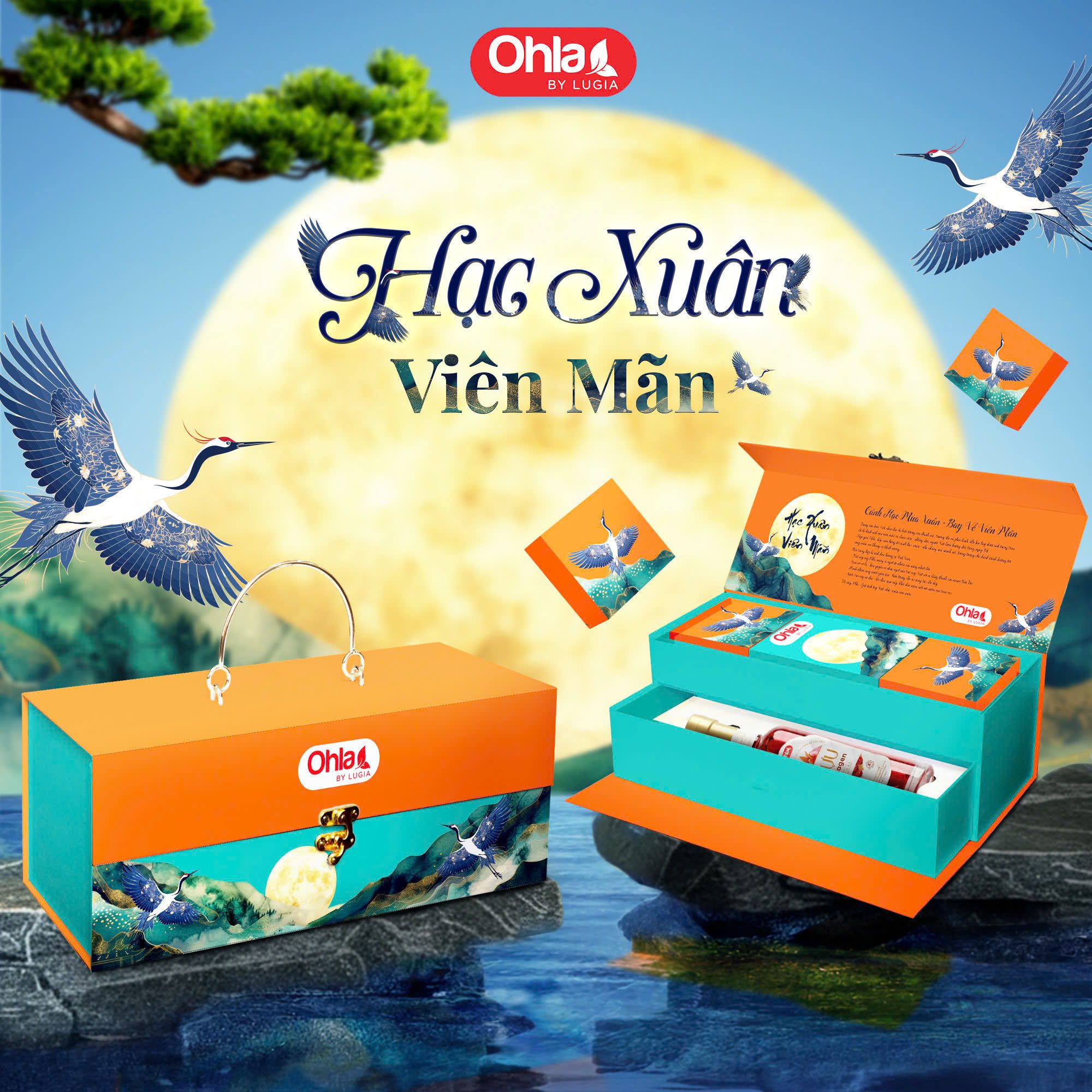 SET QUÀ TẾT - HẠC XUÂN VIÊN MÃN